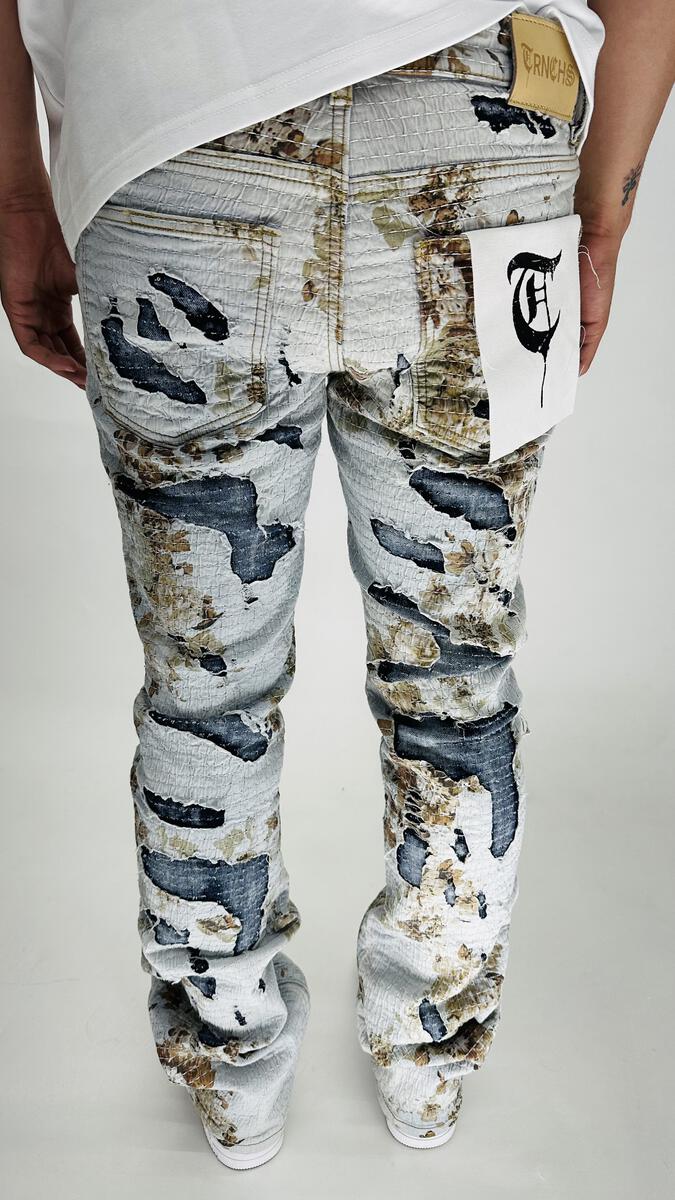 TRNCHS - "FLORIDIANS" Stacked Jeans