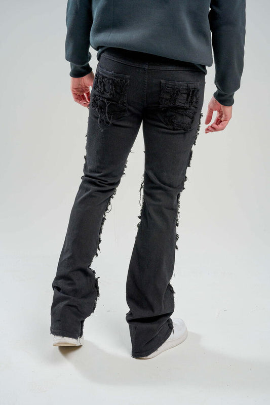 Taker - PREMIUM STRETCH STACK PANTS WITH MULTI PATCH