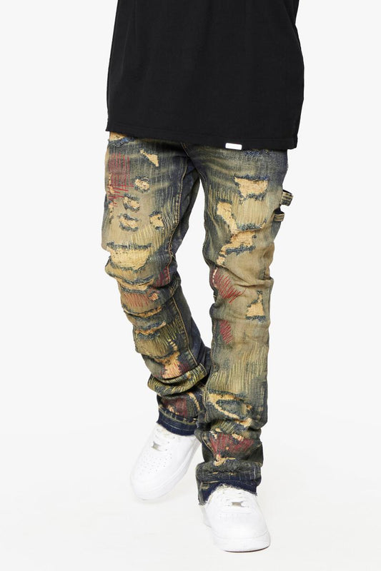 VALABASAS - "ZERO” STACKED FLARE JEAN