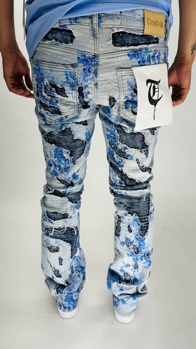 TRNCHS - "FLORIDIANS" Stacked Jeans