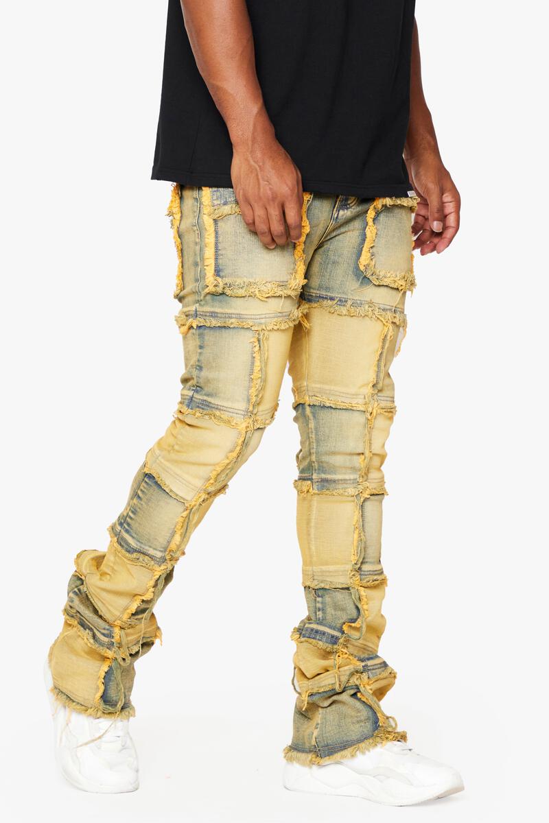 VALABASAS - "THREADS” STACKED FLARE JEAN