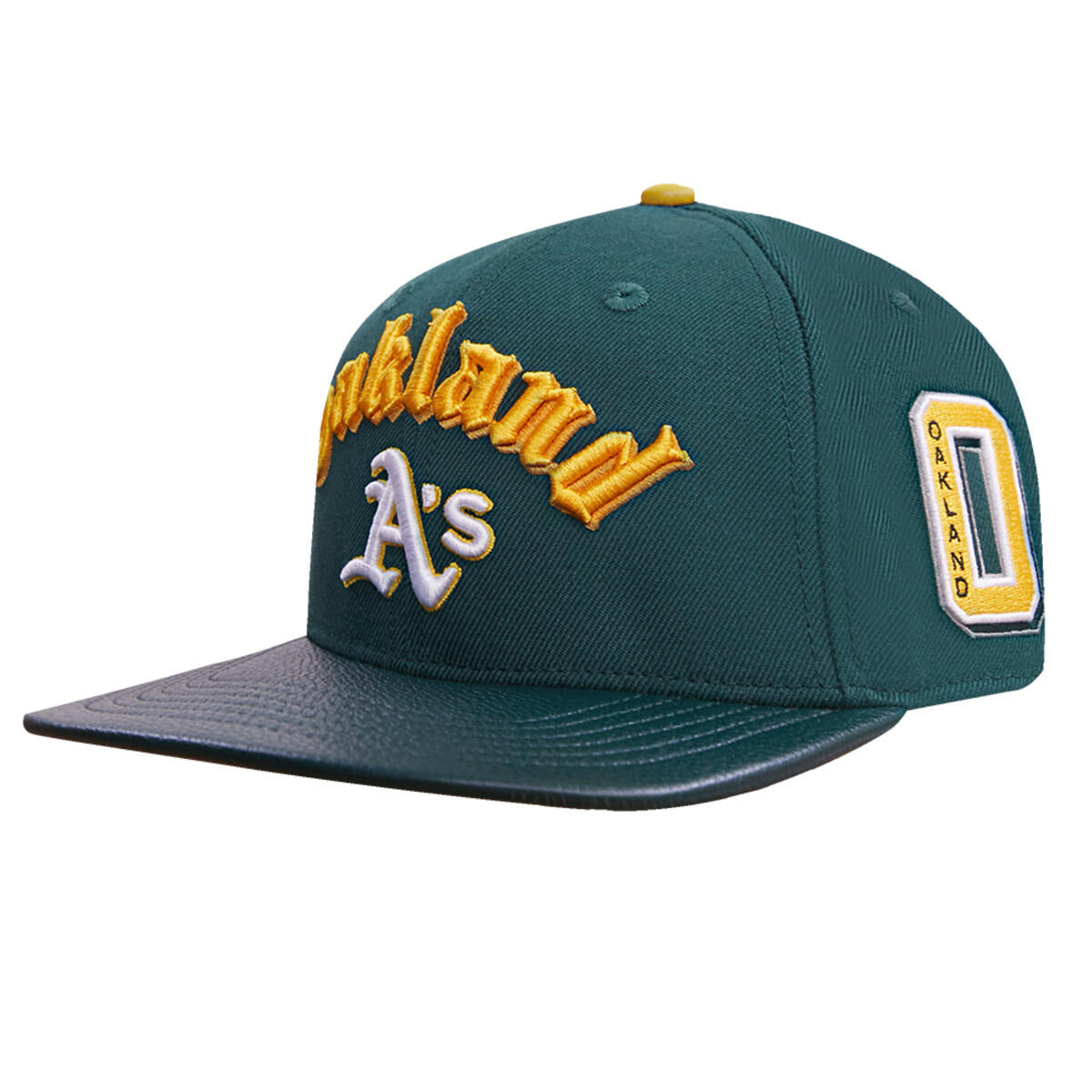 Pro Standard- OAKLAND ATHELETICS LEATHER STRAPBACK Hat