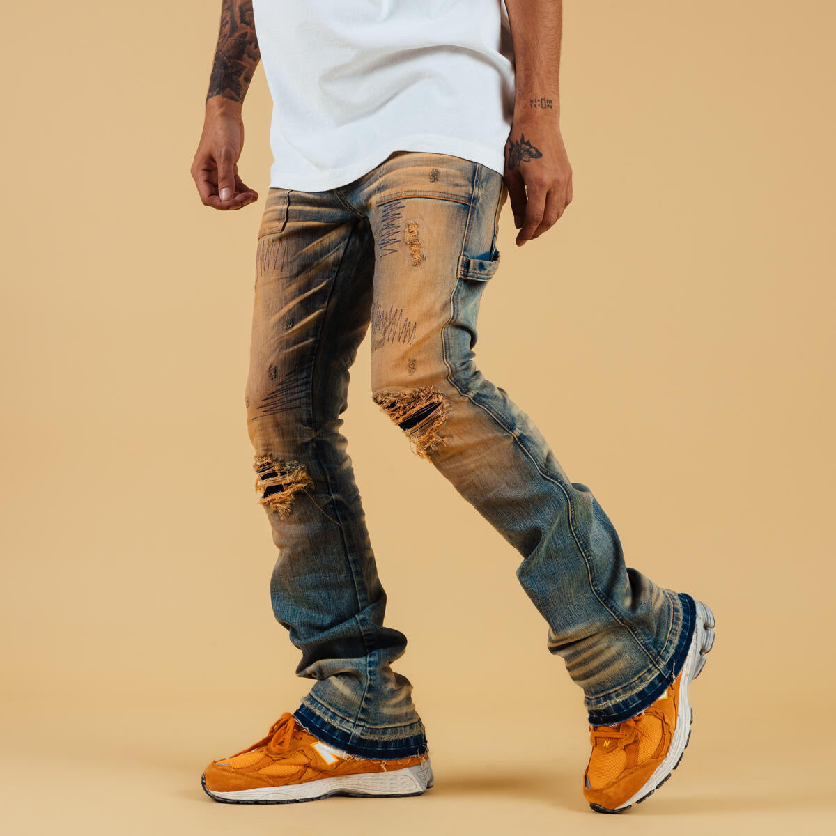 THRT - CHANDLER DENIM Stacked Jean