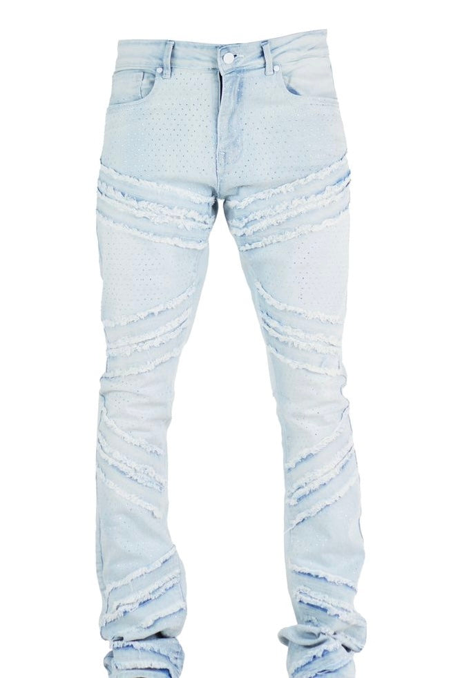 Focus - Rhinestone Denim Jean
