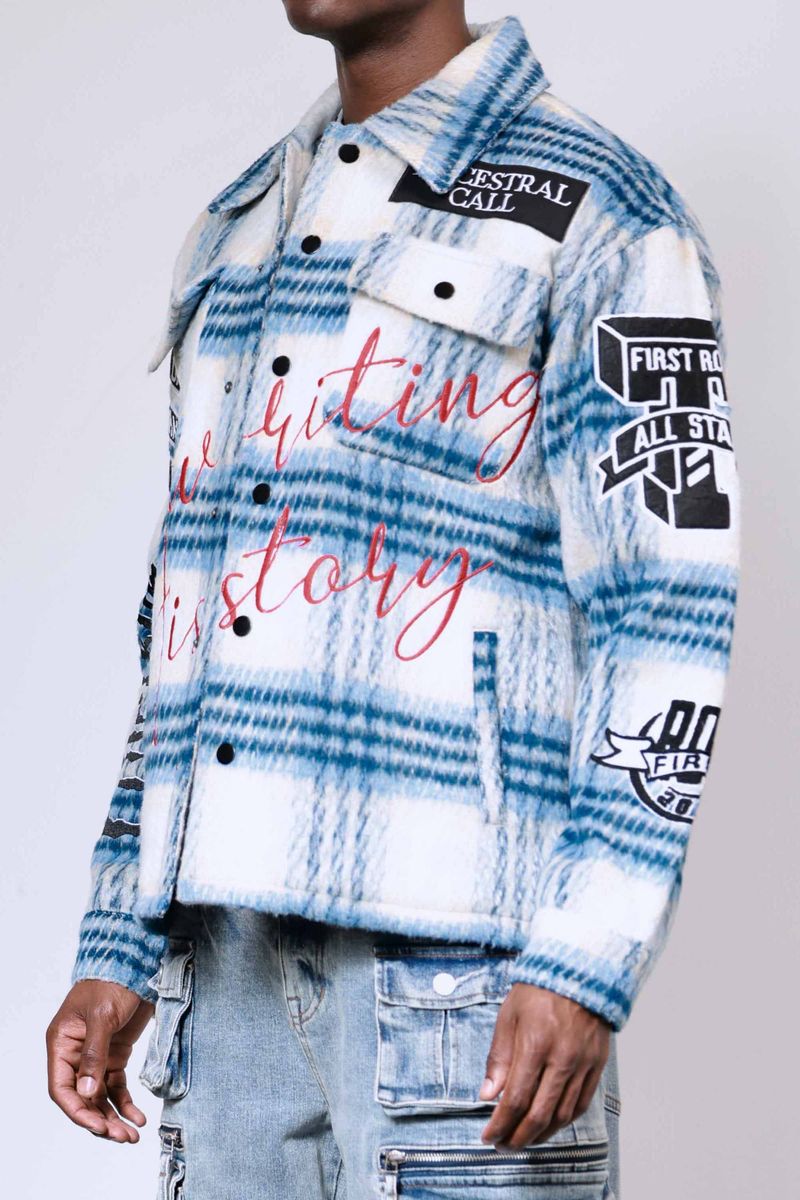 First Row - “ANCESTRAL CALL” Flannel Jacket