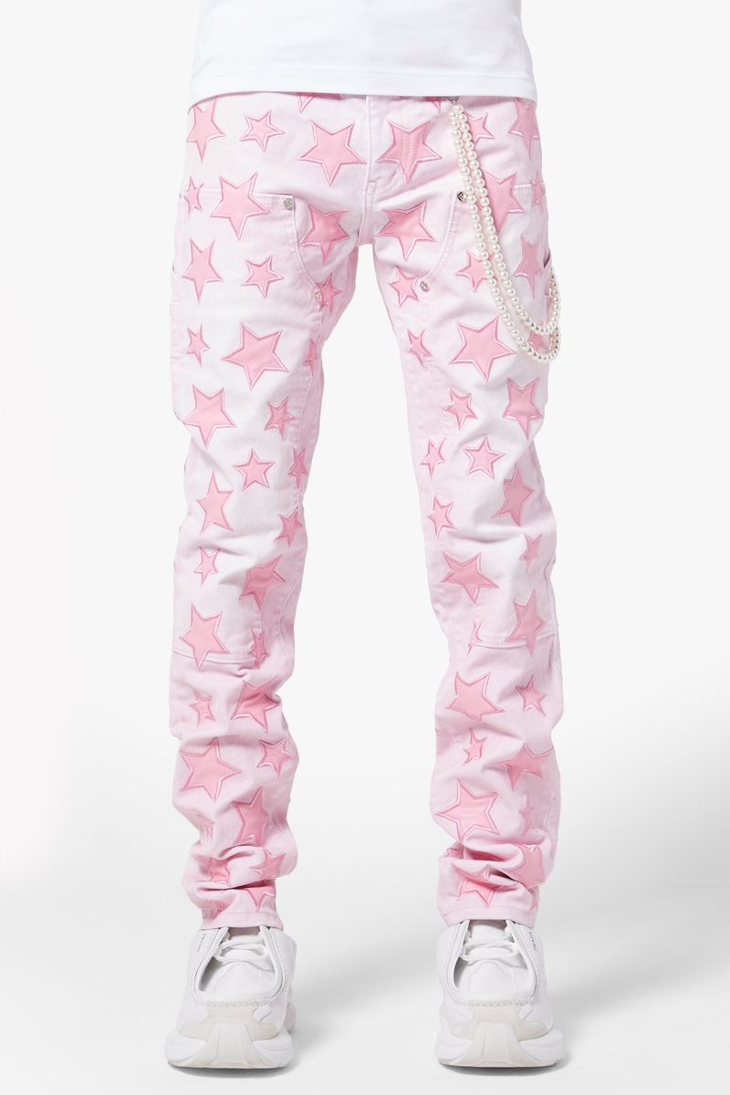 Guapi - French Rose Stars Regular Denim Jean