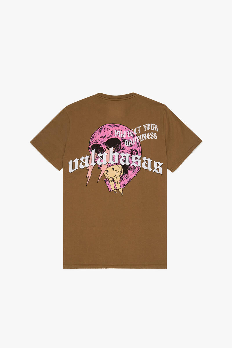 VALABASAS - "PROTECTED" VINTAGE BROWN TEE