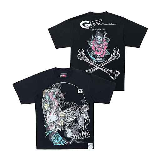 GUNZINII- Skull & Bone Tee