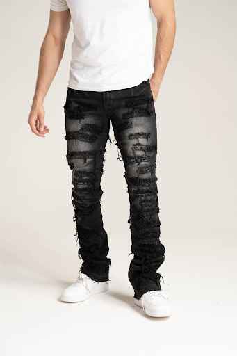 Taker- Stacked Jeans Rip & Repair