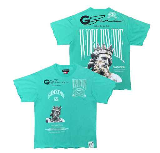 GUNZINII- World Wide Garment Dyed Tee