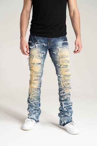 Taker- Stacked Jeans Rip & Repair